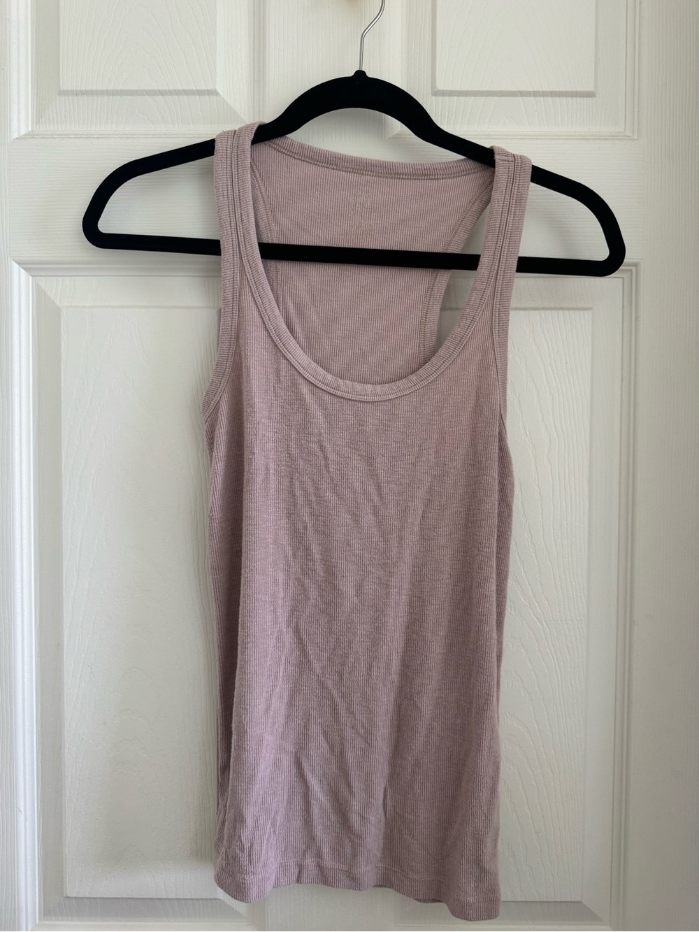 Aerie Ribbed Tank Top in Dusty Mauve